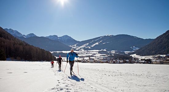 Cross country skiing in Anterselva