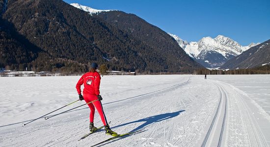 Cross country skiing in Anterselva